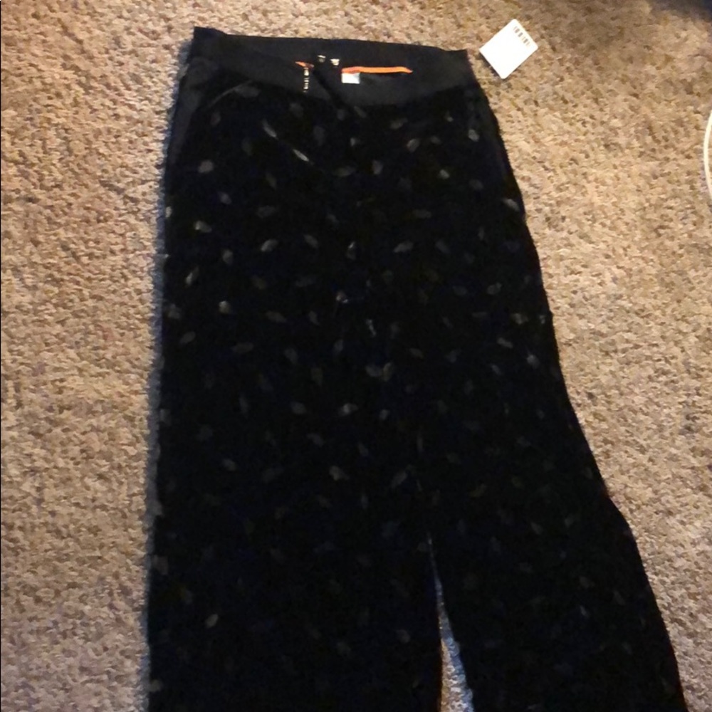 New! Anthropologie Velvet Wide Leg Pant size 8